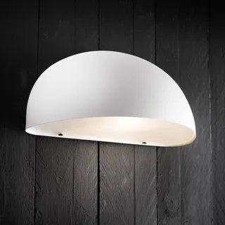 Nordlux Außenwandleuchte Kunststoff, Metall, Stahl 14,0 cm E27 IP23 weiß