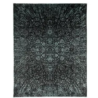 Cazaris Orientteppich , Grau, Türkis , Textil , rechteckig , 70x140 cm , Care & Fair , für Fußbodenheizung geeignet, in verschiedenen Größen erhältlich , Teppiche und Böden, Teppiche, Orientteppiche