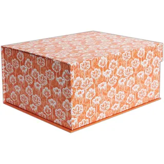 RHS Aufbewahrungsbox aus Karton, mittelgroß, Bloom-Design, Geschenkboxen, Heimdekoration, mit magnetischem Deckelverschluss, dekorativer Geschenkkorb, Bastelorganizer, Andenken und Speicher