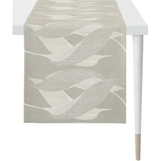APELT "7312 LOFT STYLE", Jacquardgewebe, taupe, weiß),