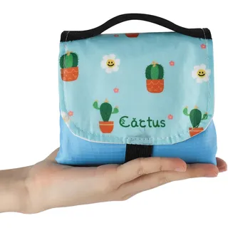 Lvjkes Picknickdecke wasserdicht, 150 x 100 cm Mini picknickdecke, Wasserdicht und schmutzabweisend, Ultraleicht Leicht zu reinigen, Für Camping, Reisen, Picknicks und Strandausflüge (Kaktus)