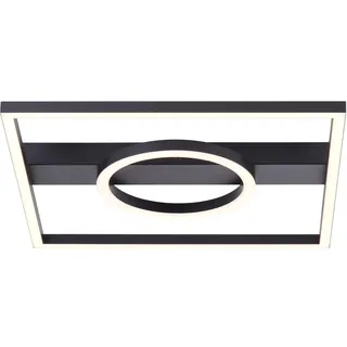 Brilliant Maureen 1 LED-Deckenleuchte 40x40 cm schwarz