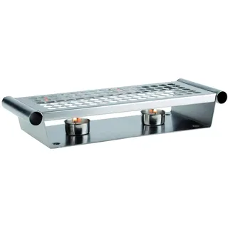 APS Speisenwärmer 2 flammig Edelstahl 34x13x6cm,
