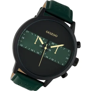 Oozoo - Herrenuhr - C10517 - Schwarz Grün - Grün