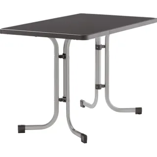 Sieger Klapptisch 115 x 70 x 72 cm Graphit/Schieferdekor Anthrazit