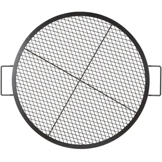 Vevor Grillrost Ø 760 mm Stahl schwarz