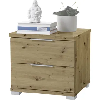 SchlafKONTOR Nachtschrank 46 x 42 x 43 cm Braun