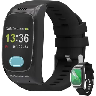 One Button Phone Model 2024 & original Displayschutzfolie 1 St