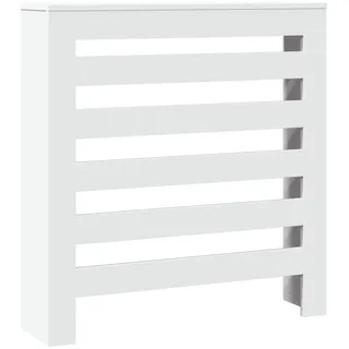 vidaXL Heizkörperverkleidung Weiß 78x20x82 cm Holzwerkstoff