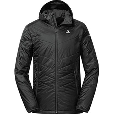 Bild von Hybrid Jacket Stams M, wasserabweisende, atmungsaktive Outdoorjacke, Funktionsjacke mit 4D BODY MAPPING und recycelter Wattierung, black, 52