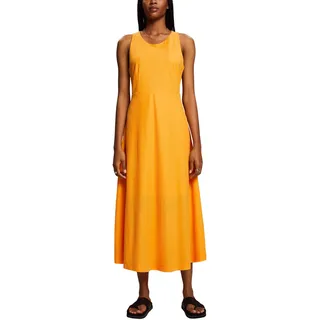 ESPRIT Damen 063EO1E304 Kleid, 880/BRIGHT ORANGE, L