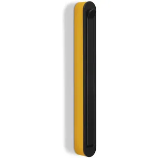 SOTECH Aufbau - Klapphaken HARZ schwarz/gelb 140 x 16 mm | Kleiderhaken Jackenhaken Garderobenhaken klappbar