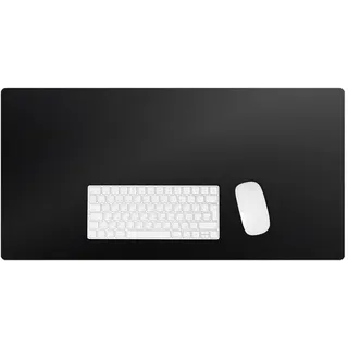 Wallfluent Schreibtischunterlage 90x45 cm Schwarz , Kunststoff , 45x1.6x90 cm , Büromöbel, Schreibtische, Schreibtischzubehör
