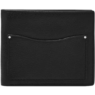 Fossil Herren Leder Slim Minimalist Bifold Front Pocket Wallet Anderson Black 11,4 cm L x 1,3 cm B x 8,9 cm H, Anderson Bifold