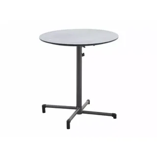 MWH Flip Klapptisch Aluminium/HPL rund Ø78 cm