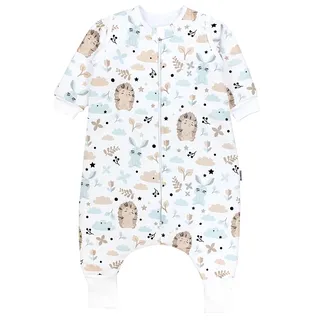 TupTam Baby Schlafsack Igel Hase Beige Mineralgrün 80/86