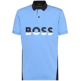 BOSS Men's Pavel Jersey, Bright Blue, XL