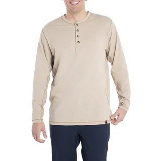 Legendary Whitetails Herren Maverick Slub Henley Shirt, Dickes Heidekraut, 3X-Groß