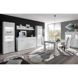 INOSIGN Wohnwand »BIANCO« Set, 4 Stk. tlg., weiß