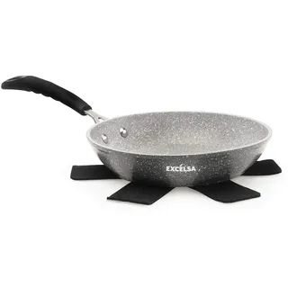 Excelsa Forn-Ok Antihaft-Pfanne, 1 Griff, Aluminium, Grau