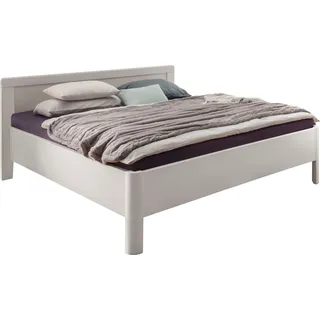 Holzbett WIEMANN "Bern, Bettgestell, Bettrahmen, für Schlafzimmer", weiß, B:149cm H:88cm L:217cm, Betten, Holzbett, verschiedene Größen und Farben, in Komforthöhe