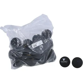 Talbot Torro Squashball (1 blauer Punkt, Speed schnell) schwarz - 25 Bälle im Polybag