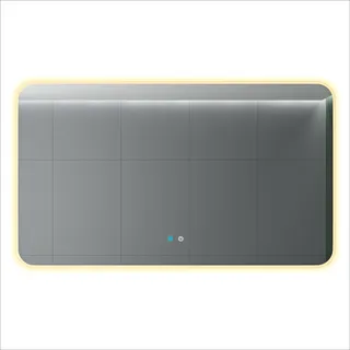 Mai & Mai Badspiegel mit LED Beleuchtung Wandspiegel 140x70cmm Bad-Spiegel mit Touchschalter, Beschlagfrei durch Antifog-Schicht 4500K Nova-02