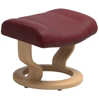 Stressless® Hocker »Garda«, mit Classic Base, Gestell Eichefarben, rot