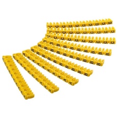 Bild 72516 Kabelmarkierer Gelb PVC 90 Stück(e)