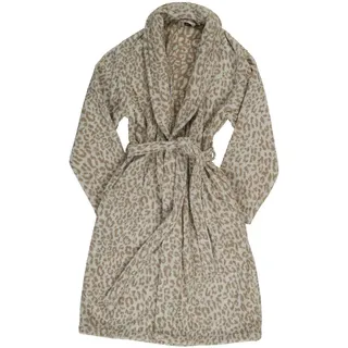 Dieter Knoll Bademantel , Beige , Textil , Animalprint , Gr. S , unisex , hochwertige Qualität, atmungsaktiv , Heimtextilien, Badtextilien, Bademäntel, Bademäntel Herren