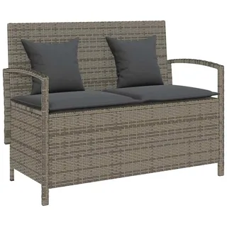 vidaXL Gartenbank 56 x 87 x 111 cm Grau