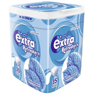 Extra® Refreshers PEPPERMINT Kaugummis 35 Dragees
