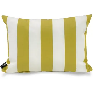 H.O.C.K. Classic Streifen Outdoor« Kissenhülle mit Füllung, 1 Stück grün