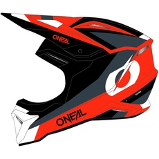 Bild 1SRS Stream Kinder Motocross Helm, schwarz-rot, Größe M