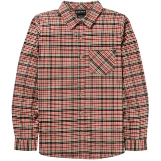 Burton Favorite Flannel Langarmhemd - Peach Echo Check - M