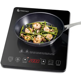 amzchef Induktionskochplatte 2000W