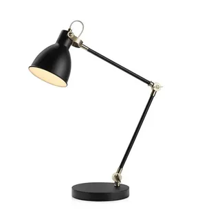 HAUS schwarze Tischlampe 1 Glühbirne - Schwarz