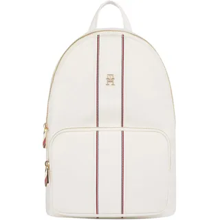Tommy Hilfiger Damen Rucksack Poppy Mittelgroß, Elfenbein (Ecru Corp), Einheitsgröße