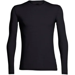 Icebreaker Anatomica LS Crewe Herren schwarz XL