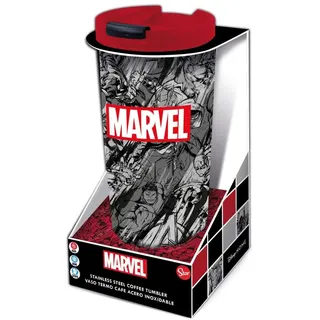 Stor S.L. Marvel Edelstahl-Reisebecher Marvel Pattern