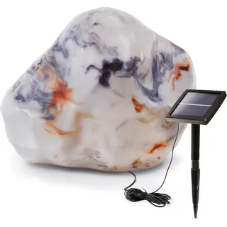 esotec Leuchtstein LED-Solar-Stein Solarleuchte Gartenleuchte IP44 außen 102675