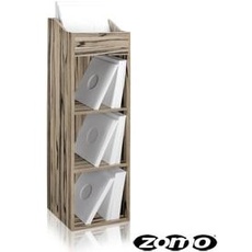 Zomo VS-Box 100/4 (Platten), CD- & Schallplatten Aufbewahrung, Braun