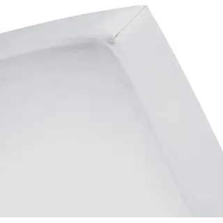 Cinderella Spannbettlaken »Sundays Satin für 25 cm Höhe« mit Rundumgummizug, grau