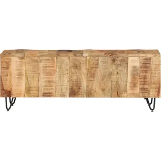 vidaXL TV-Schrank 110x30x40 cm Massivholz Mango