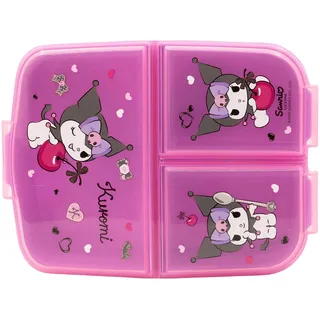 Stor Kuromi Kinder-Lunchbox mit 3 Fächern
