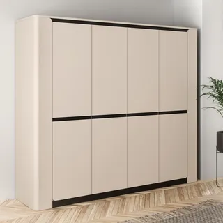 Sconto Drehtürenschrank ¦ creme ¦ Maße (cm): B: 240 H: 213,6 T: 62.7
