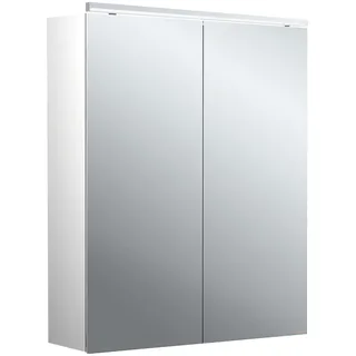 emco pure 2 classic LED-Lichtspiegelschrank mit Aufsatzleuchte, 2 Türen, 600x711x153mm, 979705502