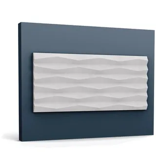Orac Wandpaneel MODERN RIDGE Weiß 2 St. 200 x 2 x 25 cm