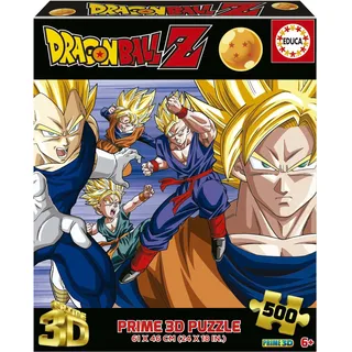 Educa Dragon Ball Prime 3D Prime Lenticular Puzzle, 500 Teile, 61 x 46 cm, ab 11 Jahren (20274)