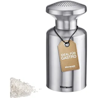 Westmark Gastro-Salzstreuer Alpha 500 ml - ideal als Gewürzstreuer für Gastronomie und Großküchen, Salz und Zucker - Rostfreier Edelstahl